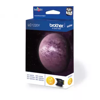 Cartridge Brother LC1220Y kollane Ink F/ BHM11 300 lehekülge
