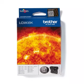 Brother LC980BK tindikassett 1 tk Originaal must