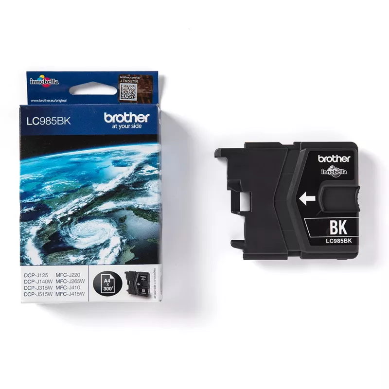 Brother LC985BK tindikassett, 1 tk, originaal, must