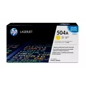 HP 504A kollane originaalne LaserJeti toonerikassett, 7000 lehekülge, kollane, 1 tk