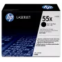 HP 55X suure tootlikkusega must originaalne LaserJet toonerikassett, 12500 lehekülge, must, 1 tk