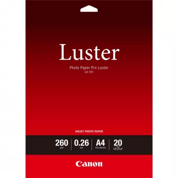Fotopaber, Canon, LU-101 Luster Photo Paper Pro A4 - 20 lehte