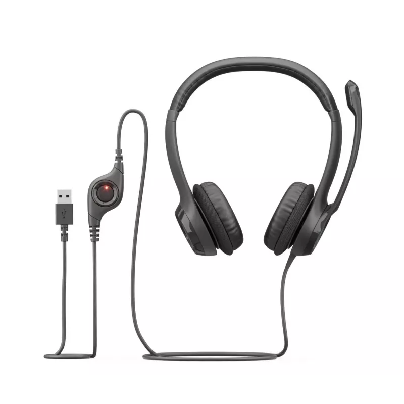 LOGITECH Kõrvaklapid - H390 - USB-A - must