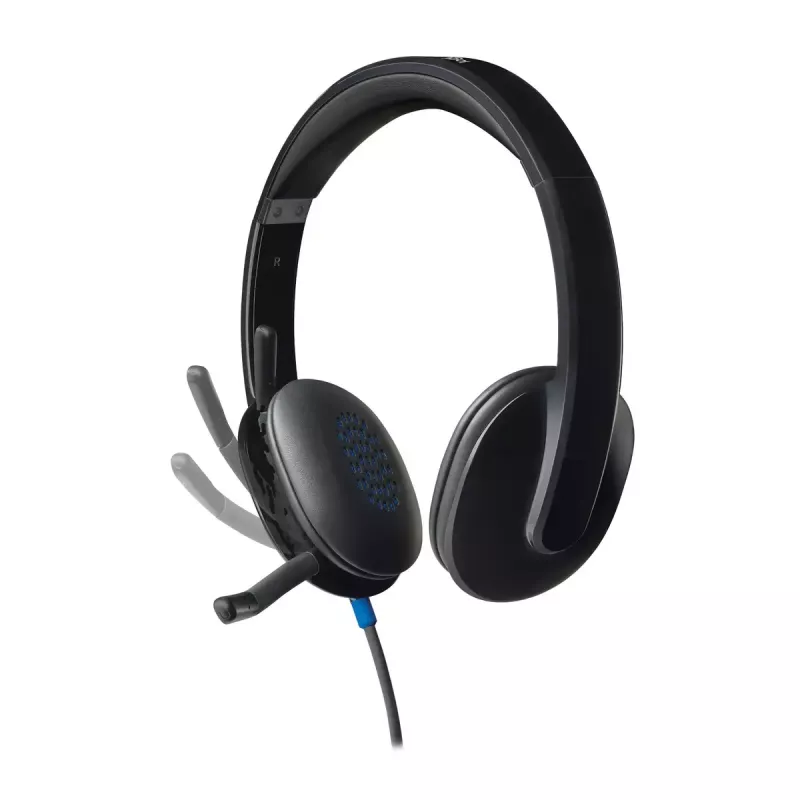 Peakomplekt Logitech H540 sisseehitatud mikrofoniga USB Type-A must