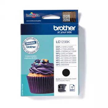 Brother LC123BK tindikassett 1 tk Originaal must