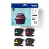 Brother LC-123VALBP tindikassett 4 tk Originaalne Must, Tsüaan, Magenta, Kollane