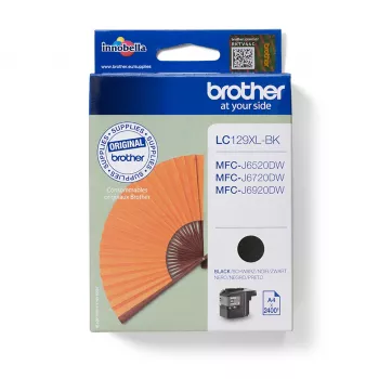Tindikassett Brother LC129XLBK Must