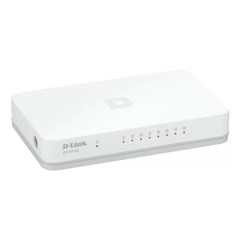 D-Link GO-SW-8G/E võrgulüliti Haldamata Gigabit Ethernet (10/100/1000) Valge