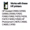 HP 300 2-pakk Must/Kolmevärviline originaalprinterikassett, must, tsüaan, magenta, kollane, pigmendipõhine tint, värvipõhine tint, 2 tk, 200 lehte, 165 lehte