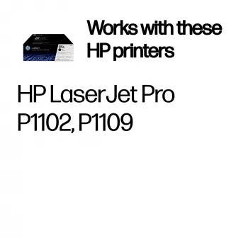 HP 85A 2-pakk Mustad originaalsed LaserJet toonerikassetid