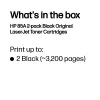 HP 85A 2-pakk Mustad originaalsed LaserJet toonerikassetid