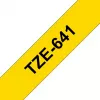 Sildilint Brother TZe641 18mm, must kollasel