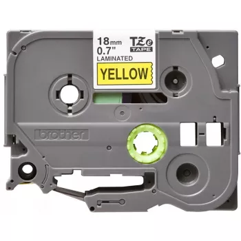 Sildilint Brother TZe641 18mm, must kollasel