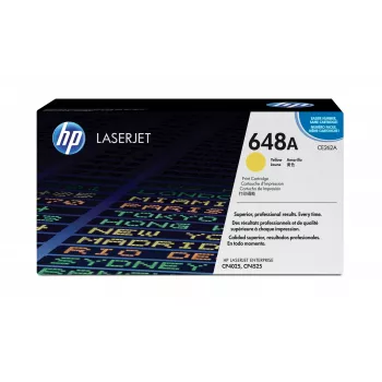 HP 648A kollane originaalne LaserJet toonerkassett, 11000 lehekülge, kollane, 1 tk
