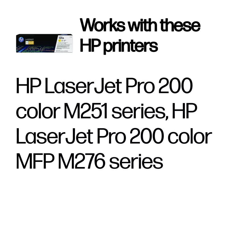 HP 131A kollane originaal LaserJet toonerikassett
