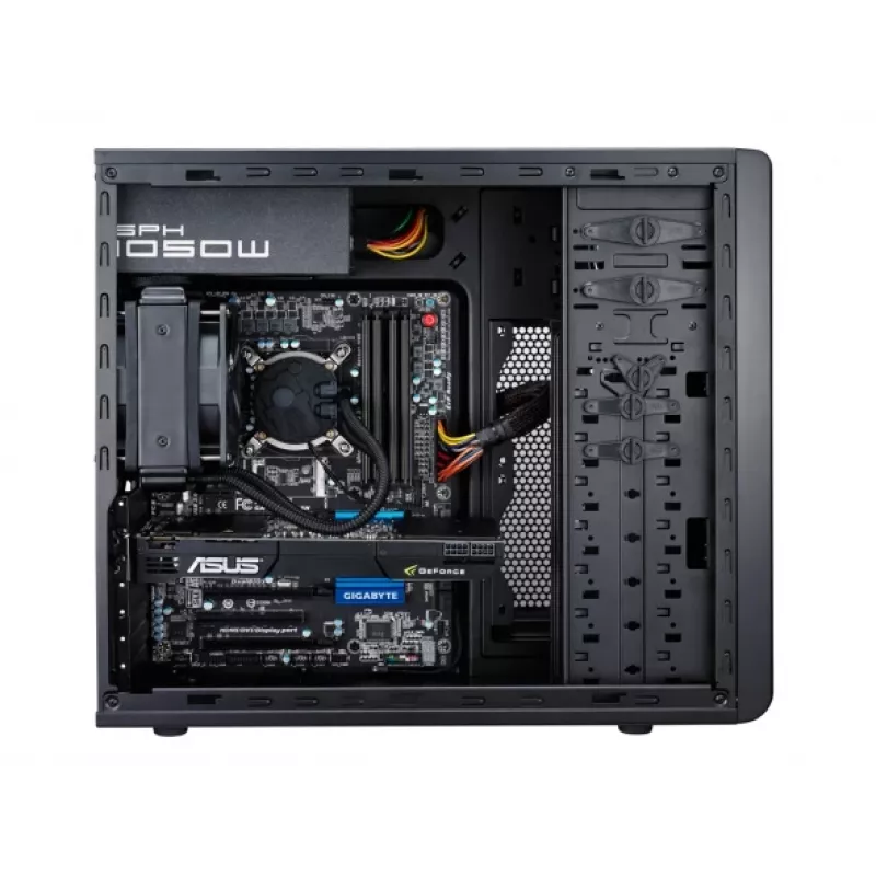 COOLER MASTER korpus Coolermaster Force 500 miditorn ATX ilma toiteplokita must