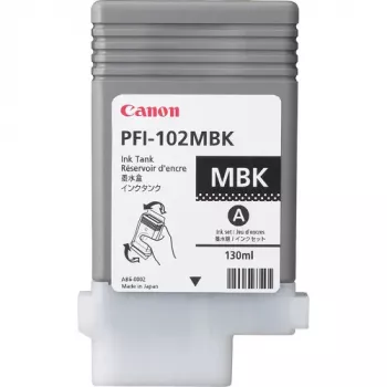 Canon PFI-102MBK tindikassett, originaal, mattmust