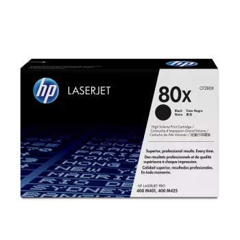 Tonerikassett HP 80X High Yield CF280X 10000 lehekülge Must
