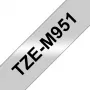 Brother TZE-M951 sildilint Must hõbedasel