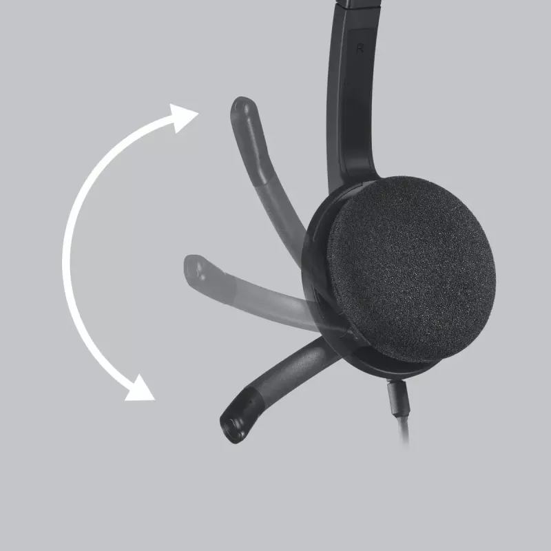 LOGITECH H340 - USB - Kõrvaklapid - Must