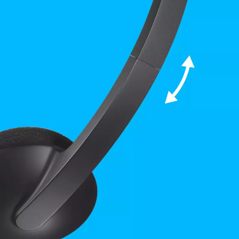 LOGITECH H340 - USB - Kõrvaklapid - Must