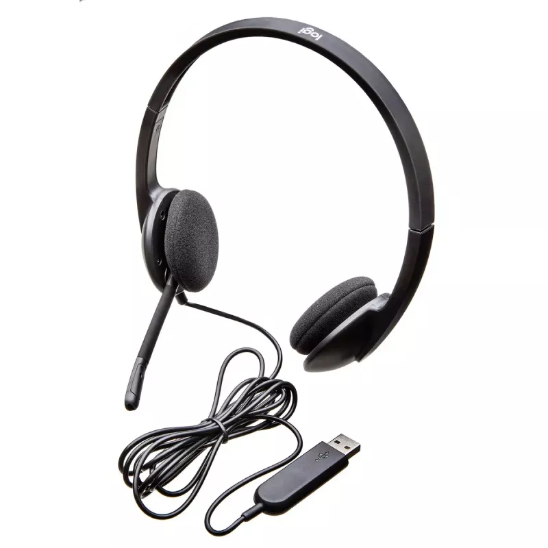 LOGITECH H340 - USB - Kõrvaklapid - Must