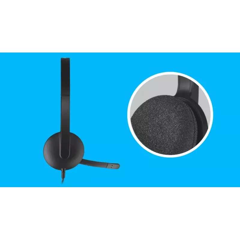 LOGITECH H340 - USB - Kõrvaklapid - Must