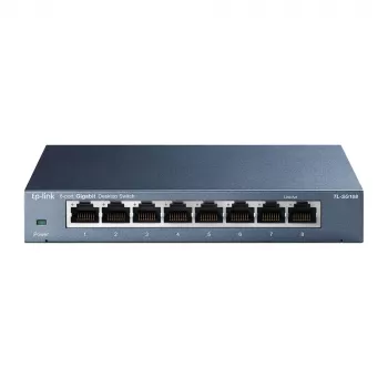 TP-Link 8-pordiline 10/100/1000Mbps lauaarvuti võrgulüliti, haldamata, Gigabit Ethernet (10/100/1000), täisdupleks
