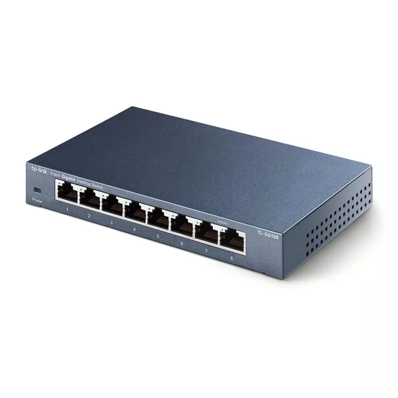 TP-Link 8-pordiline 10/100/1000Mbps lauaarvuti võrgulüliti, haldamata, Gigabit Ethernet (10/100/1000), täisdupleks