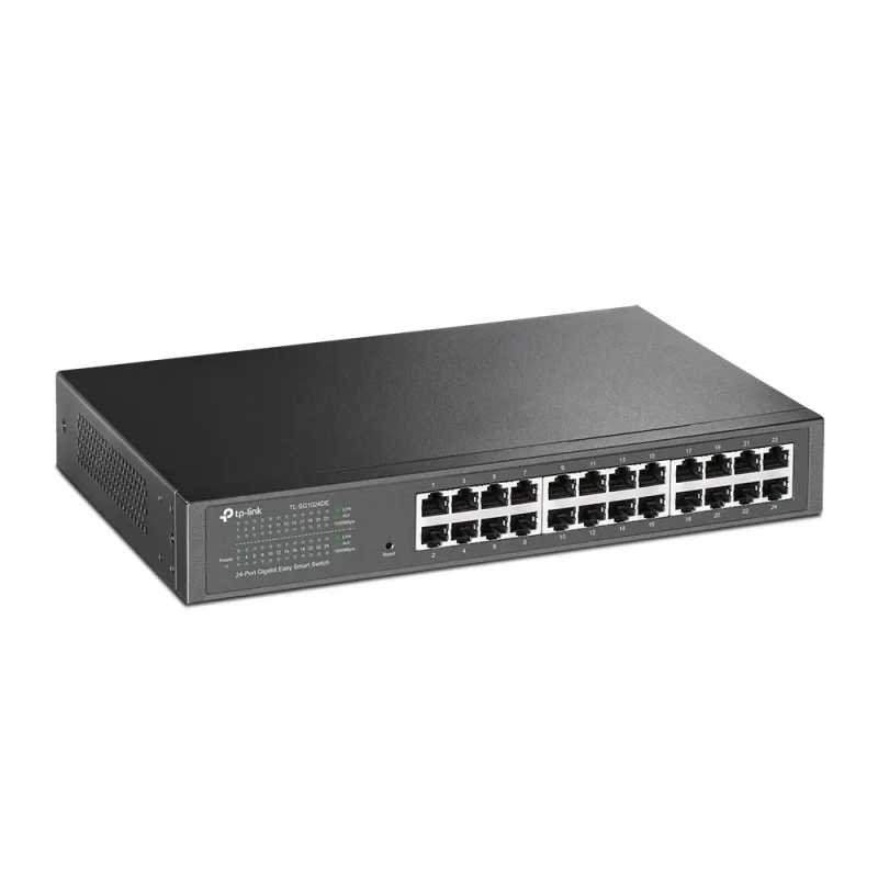 TP-Link 24-port Gigabit Easy Smart Switch, hallatav, L2, Gigabit Ethernet (10/100/1000), riiulipaigaldus, 1U