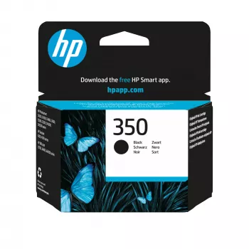 HP 350 must originaal tindikassett (must)