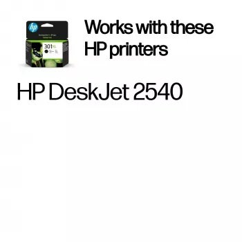 HP 301XL suure saagikusega must originaalprinterikassett, must, 1 tk, 360 lehekülge