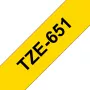 Sildistuslint Brother TZE651 24mm kollane