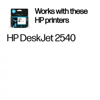 HP 301 must originaal tindikassett