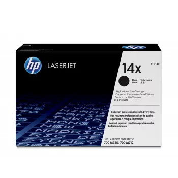 HP 14X suure tootlikkusega must originaalne LaserJet toonerikassett, 17500 lehekülge, must, 1 tk