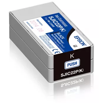 Epson SJIC22P(K): tindikassett ColorWorks C3500 jaoks (must)