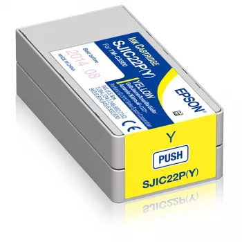 Epson SJIC22P(Y): tindikassett ColorWorks C3500 jaoks (kollane)