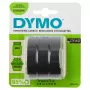 DYMO autentne reljeeftrüki märgistuslint | 9 mm x 3 m rullid | Valge trükis mustal | Isekleepuv | reljeeftrüki märgistusmasinatele | 3 tk
