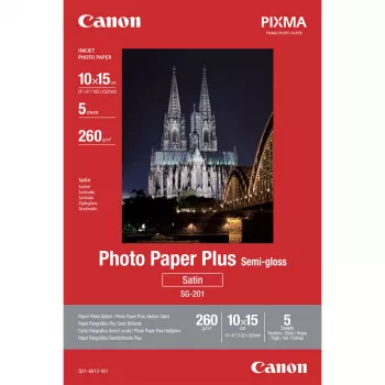 Canon SG-201 Semi-Gloss Photo Paper Plus 10x15cm - 5 lehte