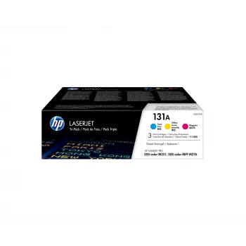 HP 131A 3-pak tsüaan/magenta/kollane originaal LaserJet toonerikassetid