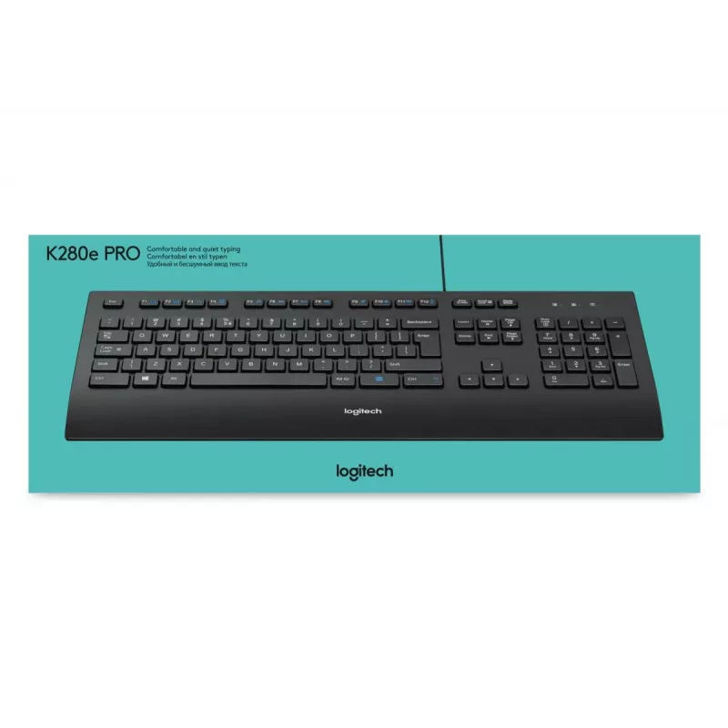 LOGITECH Juhtmega klaviatuur K280e - Qwerty Us Int'l
