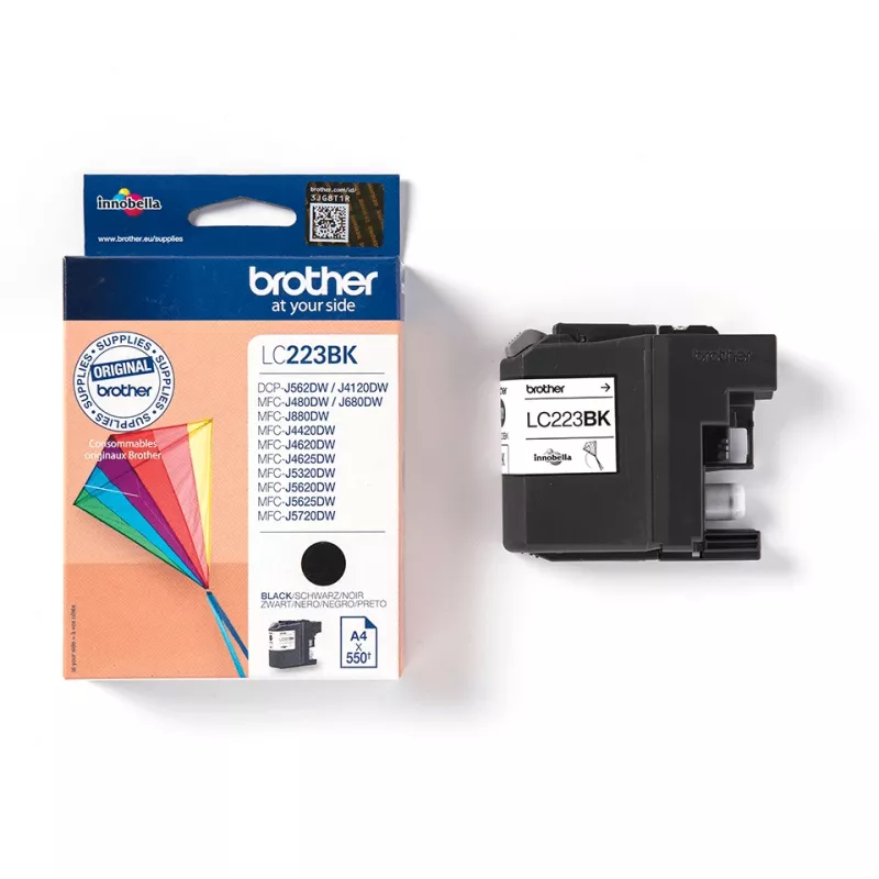 Brother LC-223BK tindikassett 1 tk Originaal Must