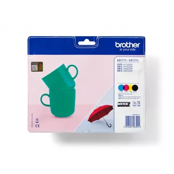 Brother LC227XLVALBPDR tindikassett 4 tk Originaal must, tsüaan, magenta, kollane