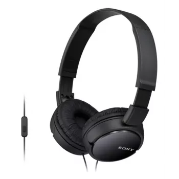 Sony MDR-ZX110AP, juhtmega, 12 - 22000 Hz, kõned/muusika, 120 g, peakomplekt, must