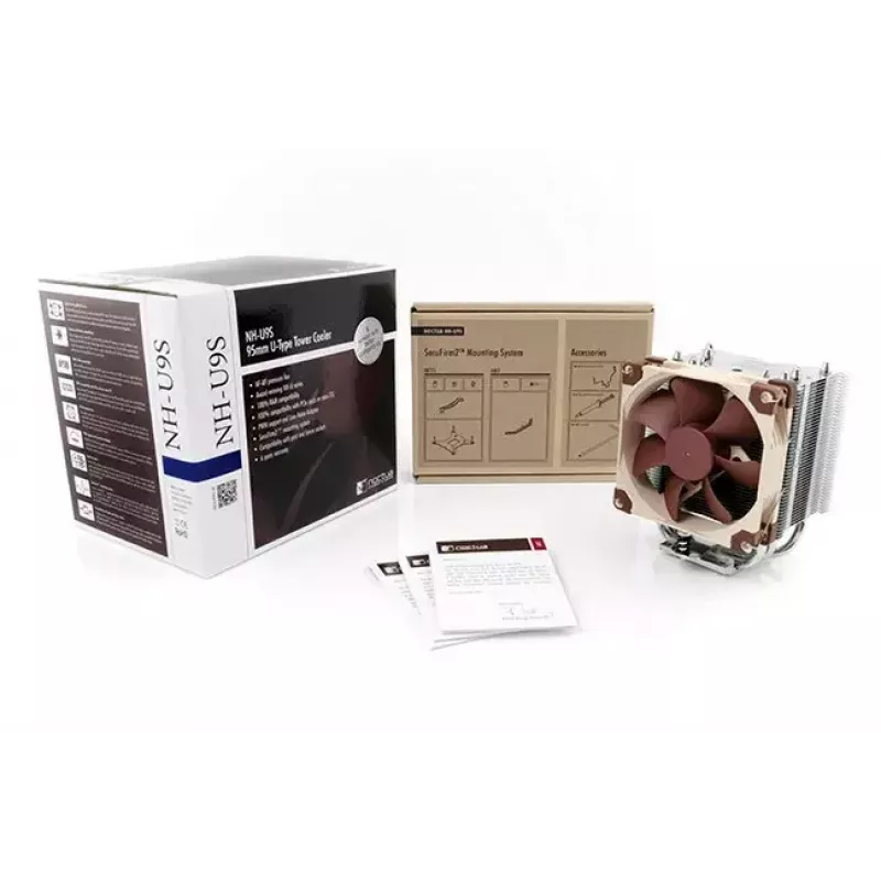 CPU jahuti Noctua NH-U9S – 92 mm ventilaator, 95×68×125 mm radiaator, 2000 RPM, 78.9 m³/h õhuvool