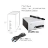 CLUB3D USB 3.2 Gen 1 4K UHD 30 Hz Mini dokkimisjaam, ülikerge disain