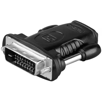 Kaabli soovahetaja HDMI 19pin F DVI-D 24+1pin M Goobay 68482