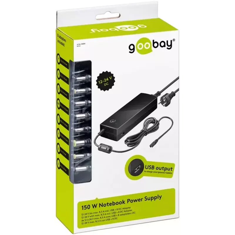 Sülearvuti toiteplokk Goobay 134.5 W