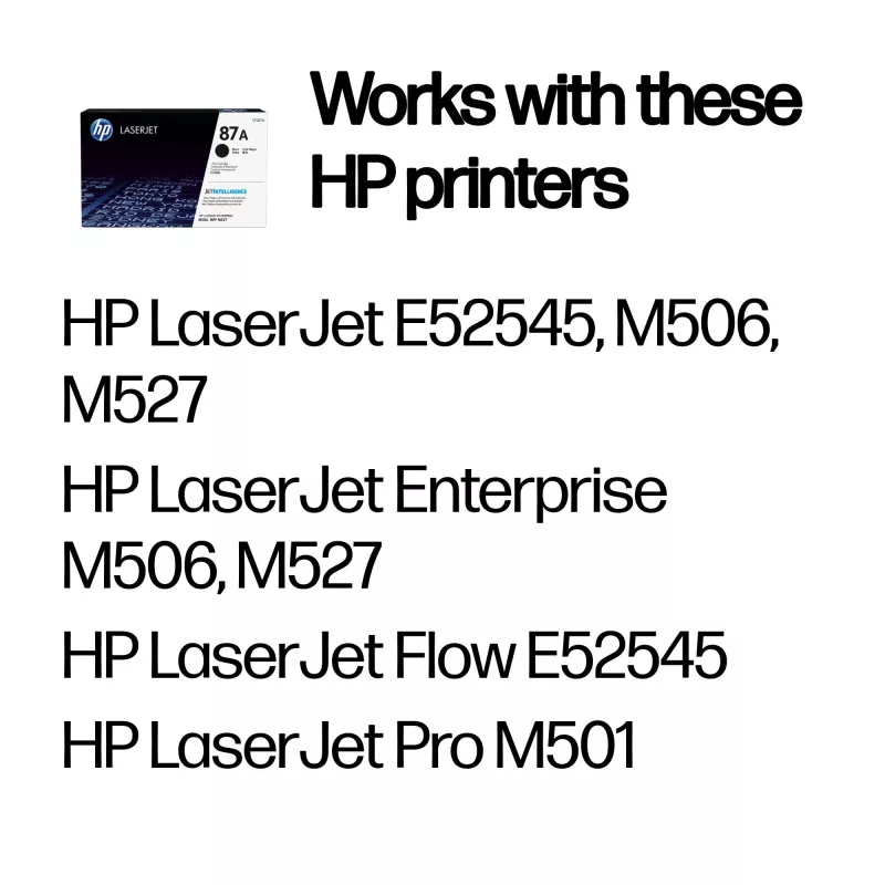 Toner HP 87A Must Original LaserJet 8550 lehekülge Must