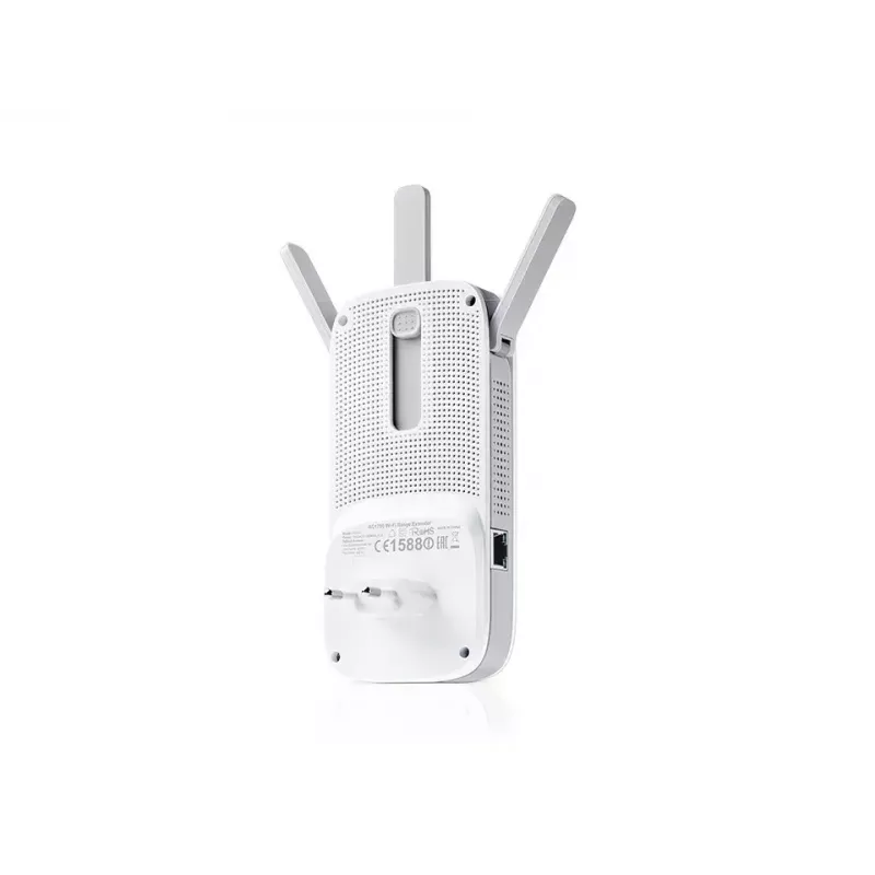TP-LINK RE450 võimendi 802.11ac, 2,4 GHz/5 GHz, 450+1300 Mbit/s, 10/100/1000 Mbit/s, Ethernet LAN (RJ-45) pordid 1, antenni tüüp 3x väline